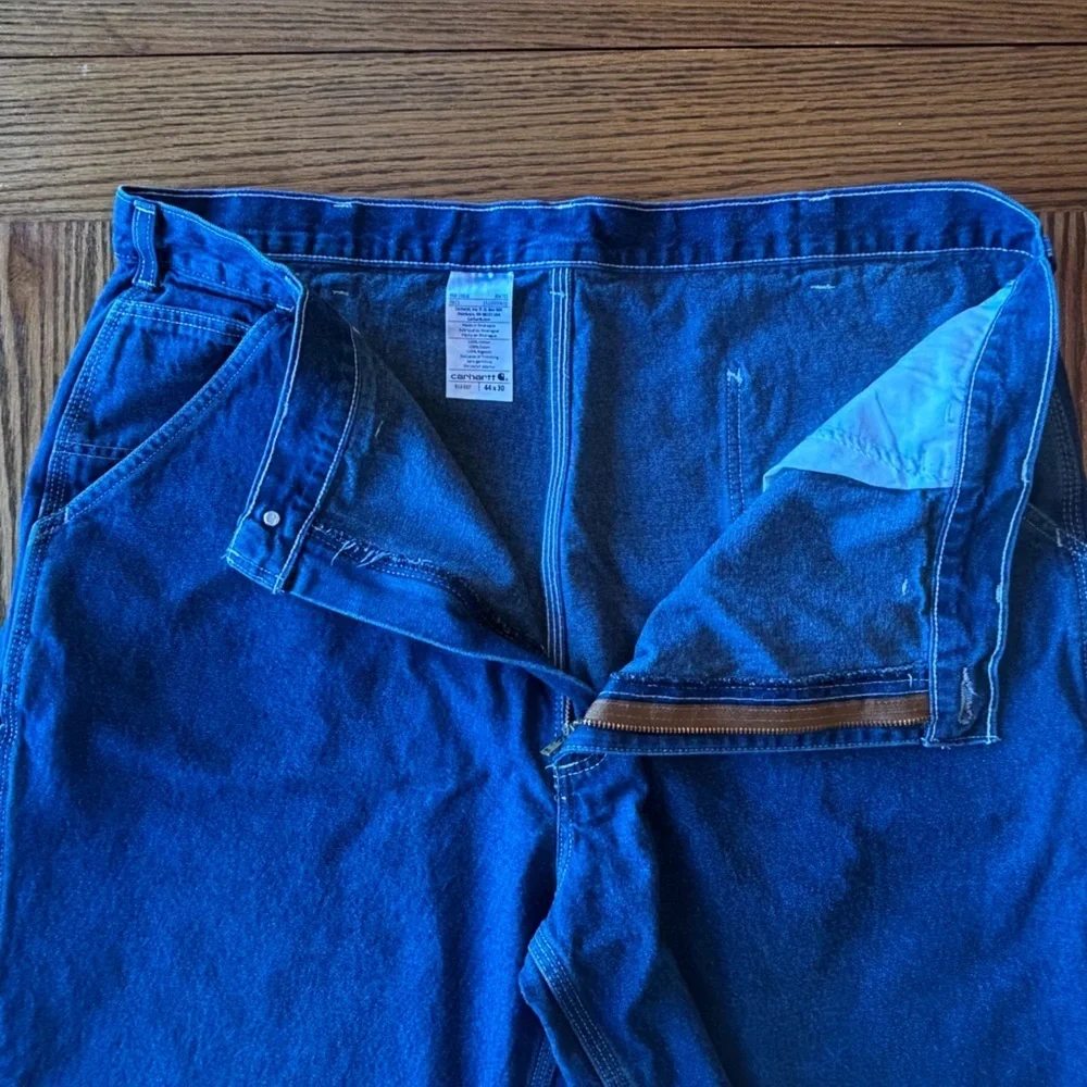 Carhartt Men's Loose Fit Denim Blue Jeans Size 44 X 30